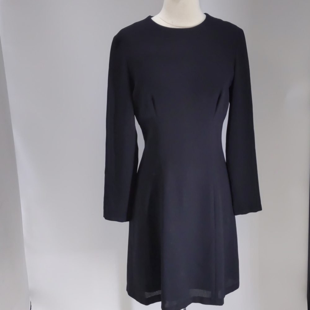 Lynn Lugo black long sleeved dress-sz M